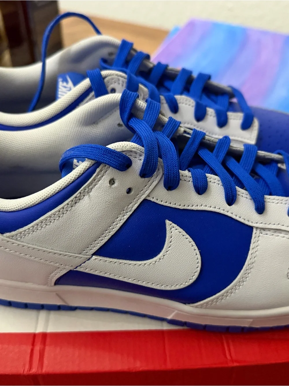 Nike dunk low racer blue
